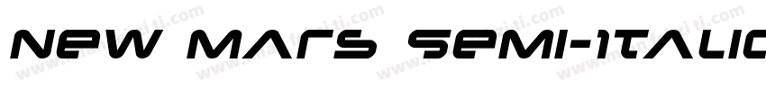 New Mars Semi-Italic字体转换